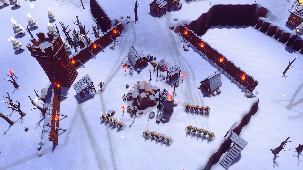 Becastled — a castle wall defended through a winter night